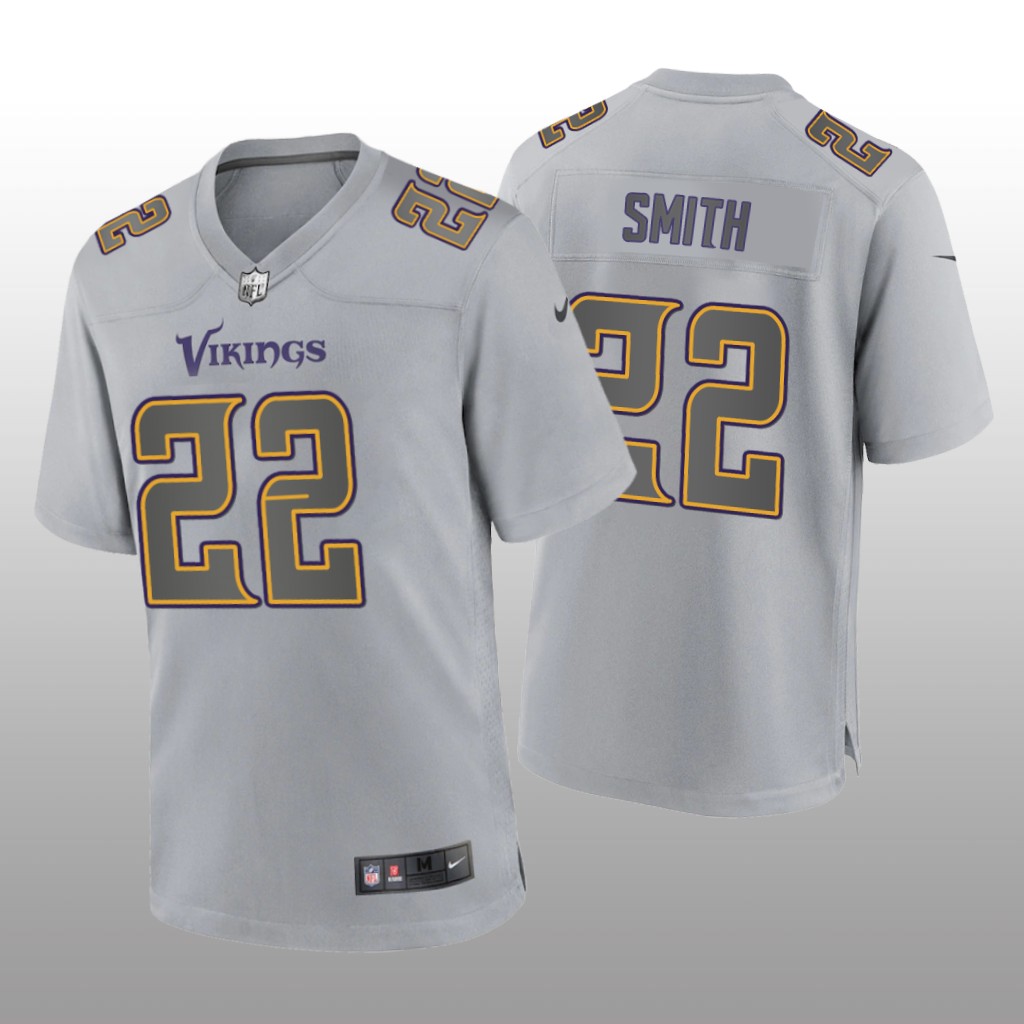 Minnesota Vikings Harrison Smith Gray Jersey Atmosphere Fashion Game - Men's