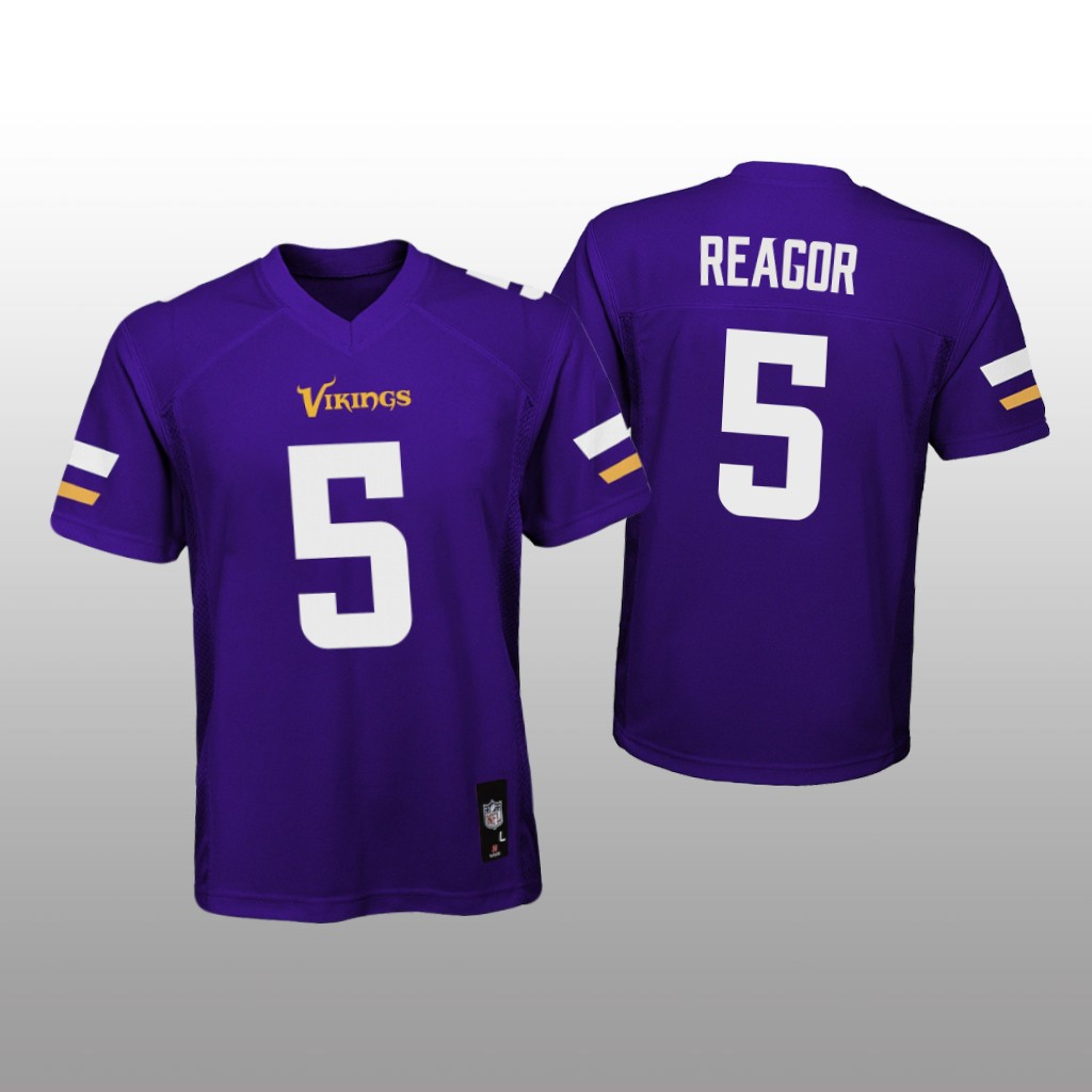 Minnesota Vikings Jalen Reagor Purple Jersey Game - Youth