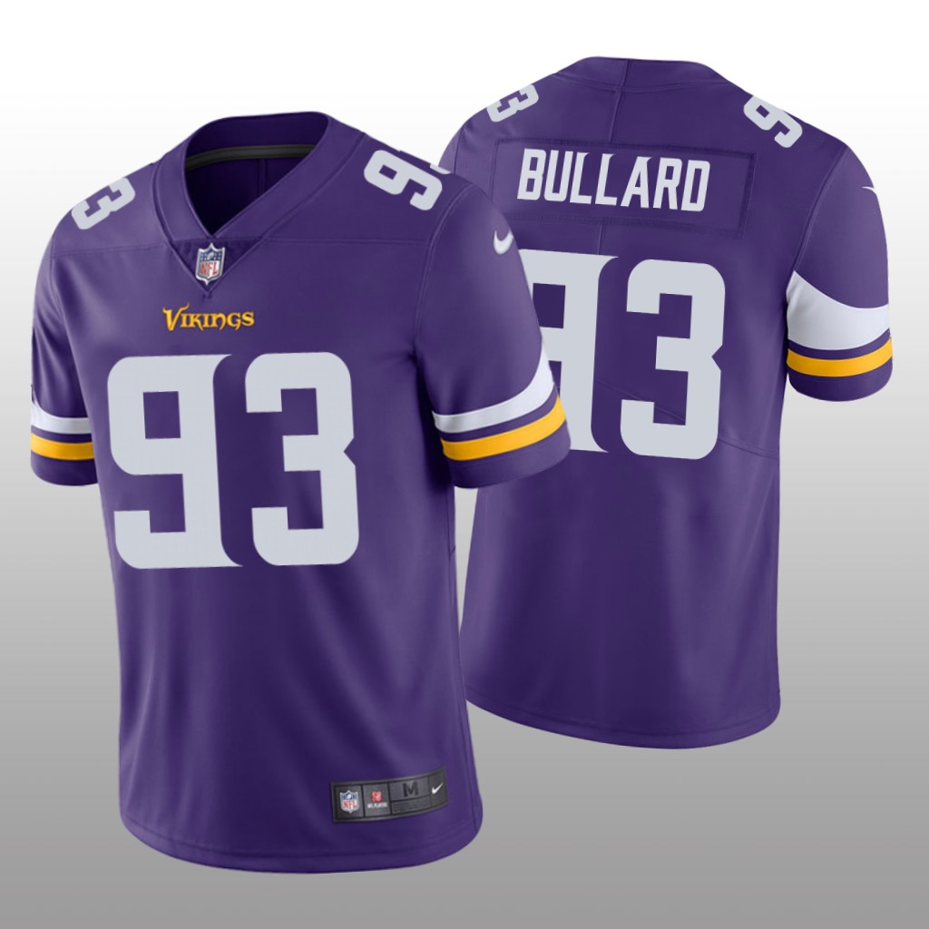 Minnesota Vikings Jonathan Bullard Purple Jersey Vapor Limited - Men's