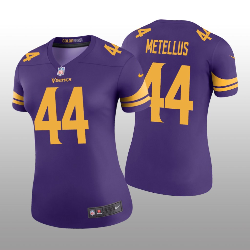 Minnesota Vikings Josh Metellus Purple Jersey Color Rush Legend - Women's