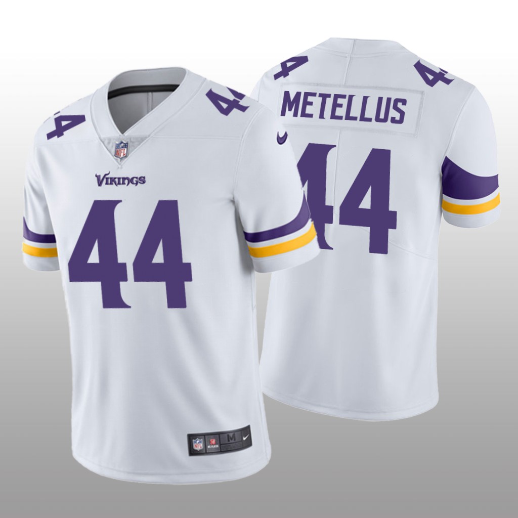 Minnesota Vikings Josh Metellus White Jersey Vapor Limited - Men's