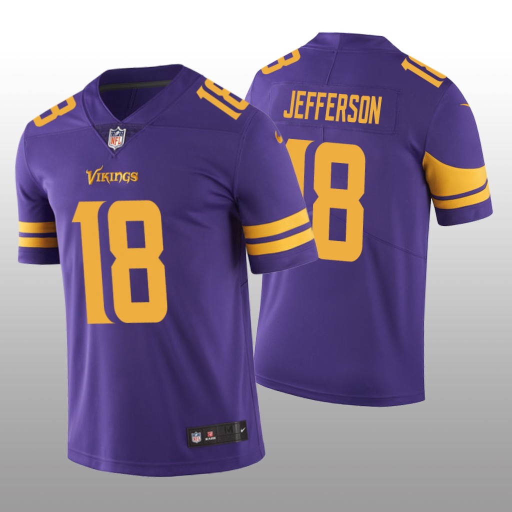 Minnesota Vikings Justin Jefferson Purple Jersey Color Rush Limited - Men's