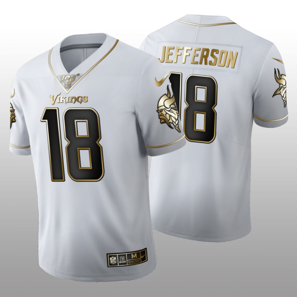 Minnesota Vikings Justin Jefferson White Jersey 2020 2020 NFL Draft - Men's