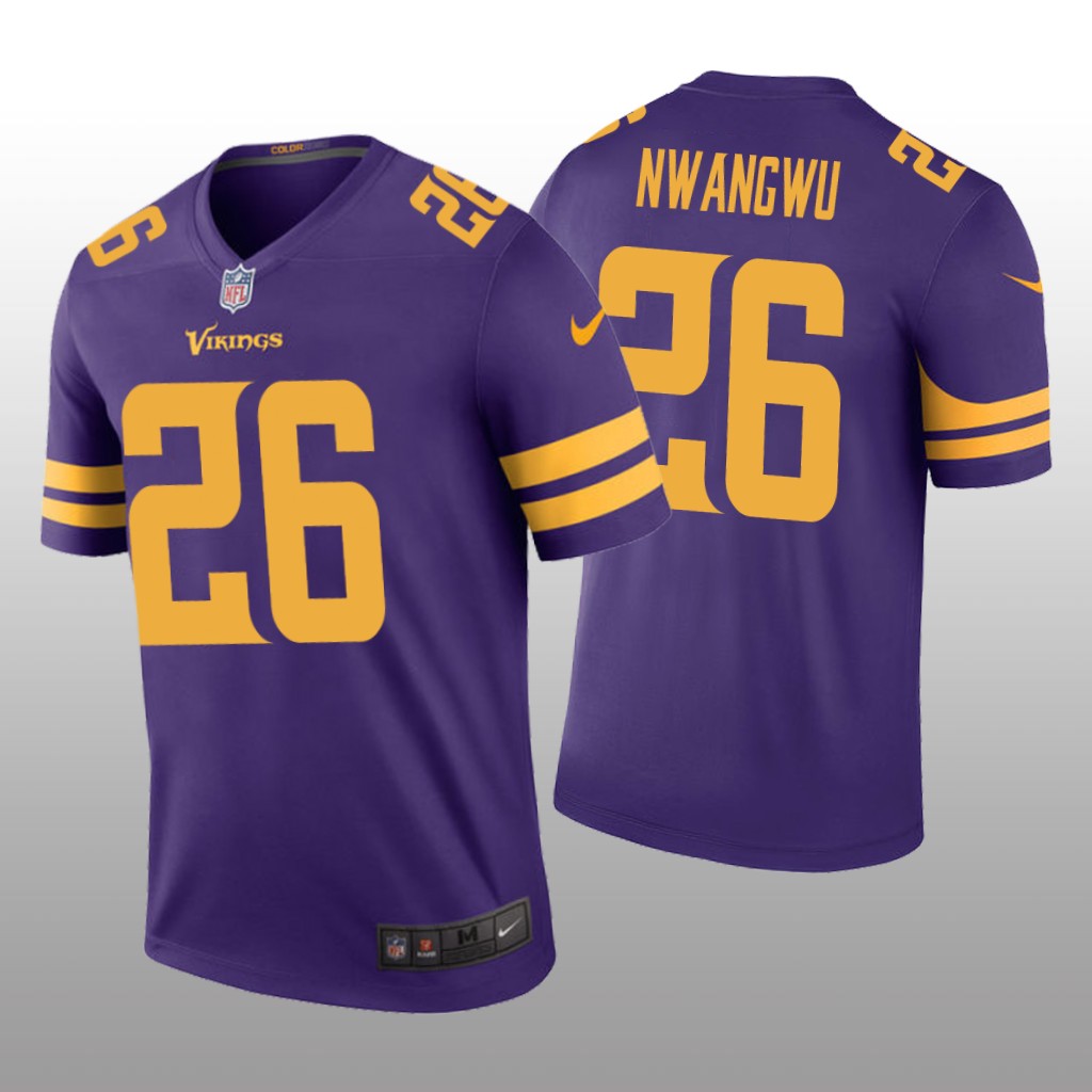Minnesota Vikings Kene Nwangwu Purple Jersey Color Rush Legend - Men's