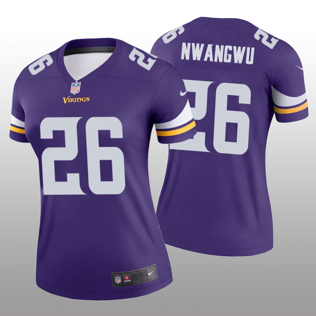 Minnesota Vikings Kene Nwangwu Purple Jersey Legend - Women's