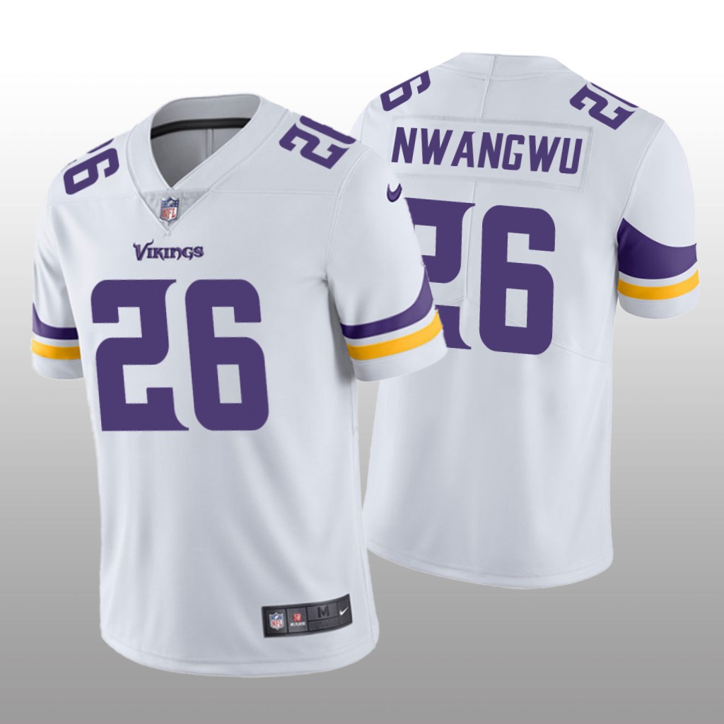 Minnesota Vikings Kene Nwangwu White Jersey Vapor Limited - Men's