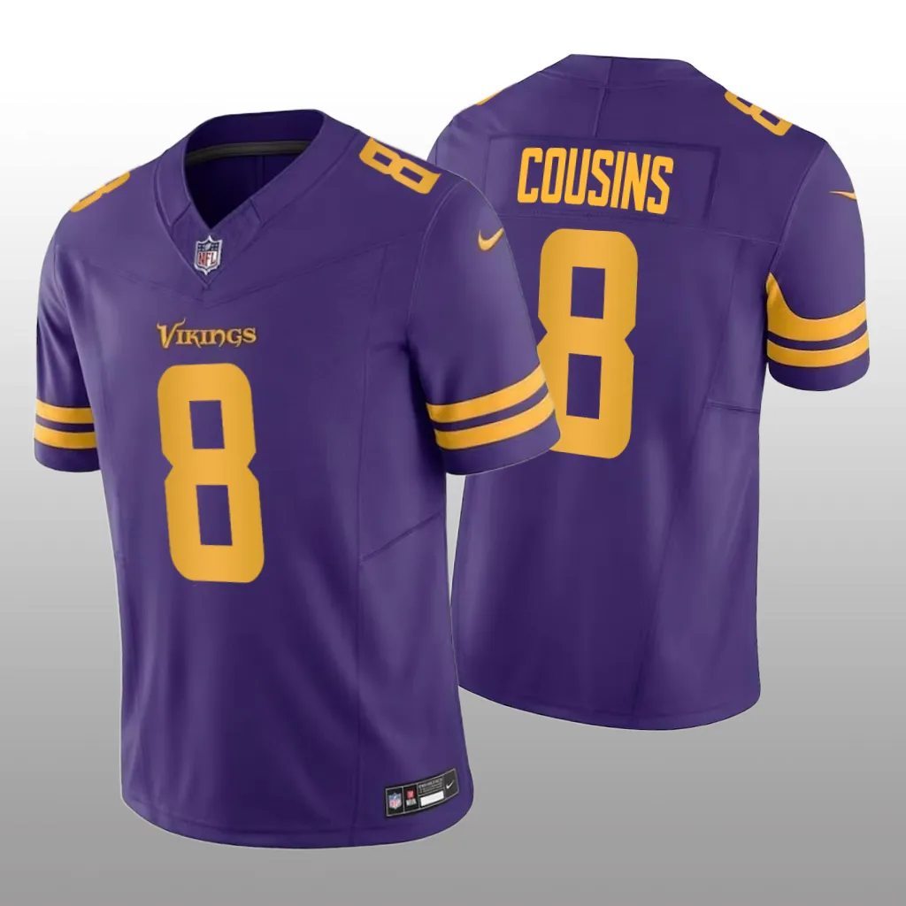 Minnesota Vikings Kirk Cousins Purple Jersey 2020 Vapor F.U.S.E. Limited