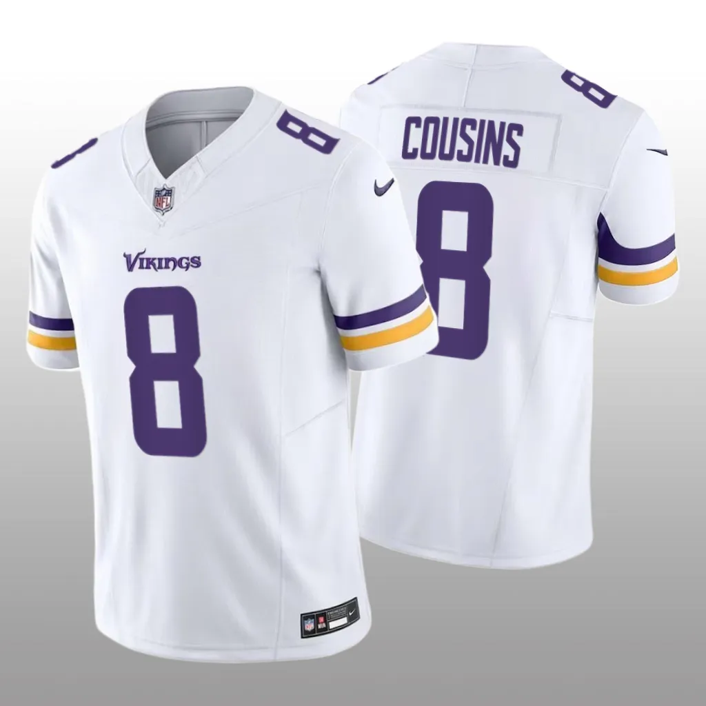 Minnesota Vikings Kirk Cousins White Jersey 2020 Vapor F.U.S.E. Limited