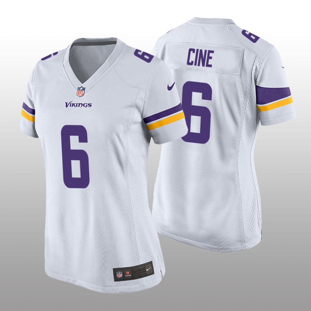 Minnesota Vikings Lewis Cine White Jersey Game - Women's