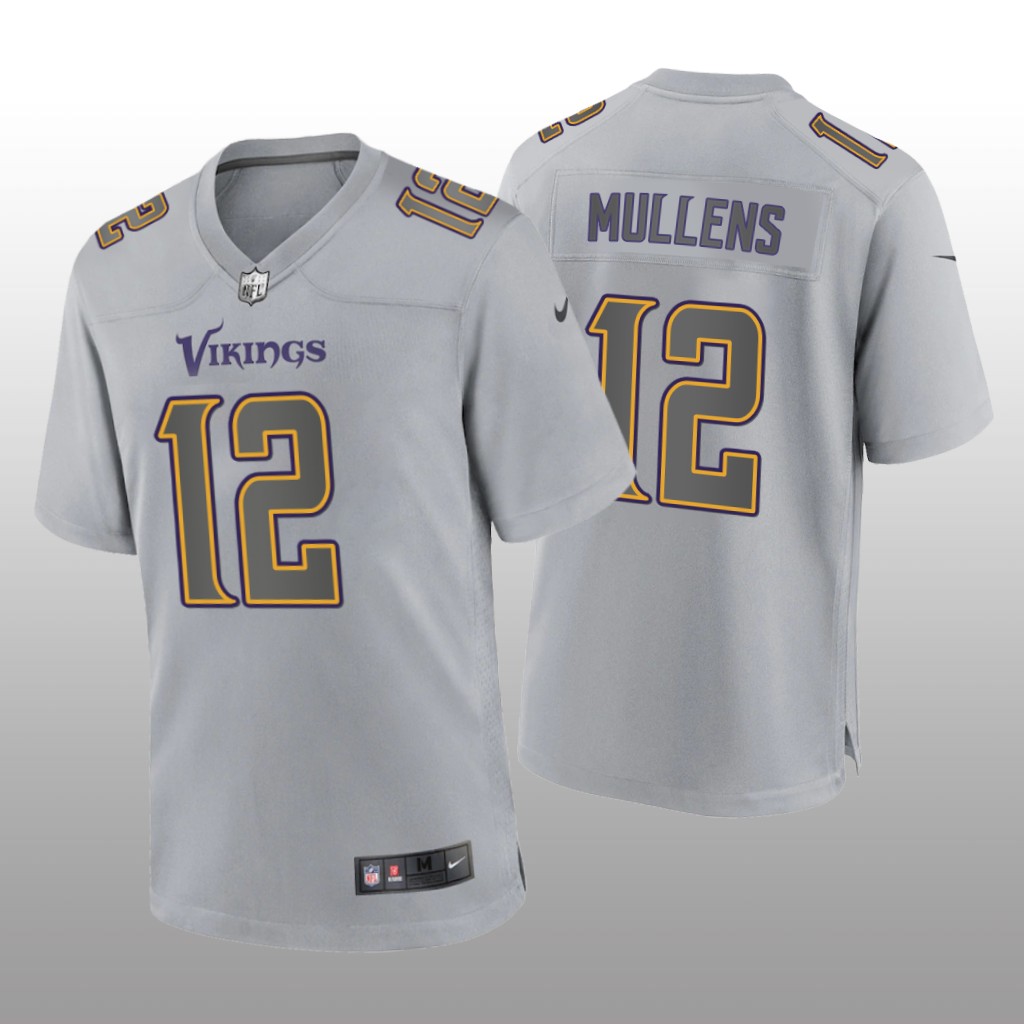 Minnesota Vikings Nick Mullens Gray Jersey Atmosphere Fashion Game - Men's