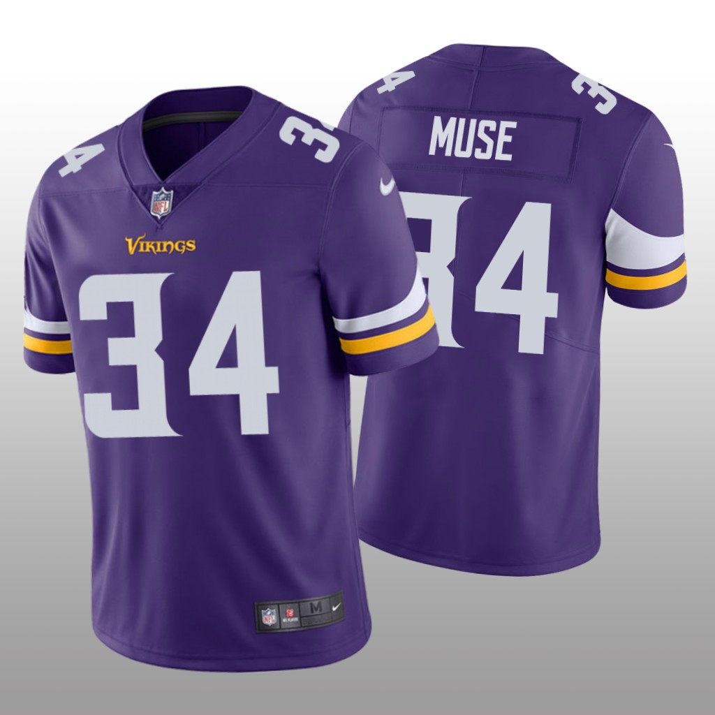 Minnesota Vikings Nick Muse Purple Jersey Vapor Limited - Men's