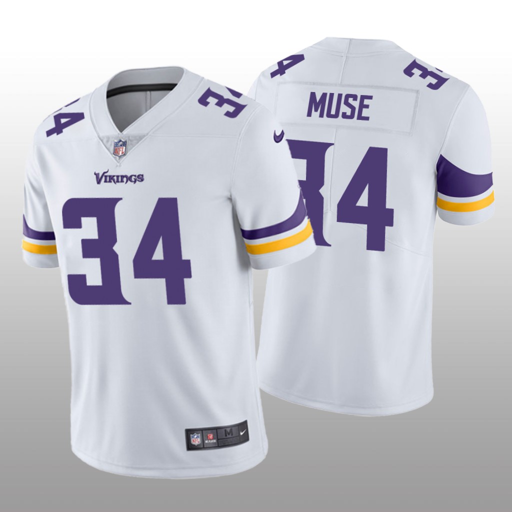 Minnesota Vikings Nick Muse White Jersey Vapor Limited - Men's