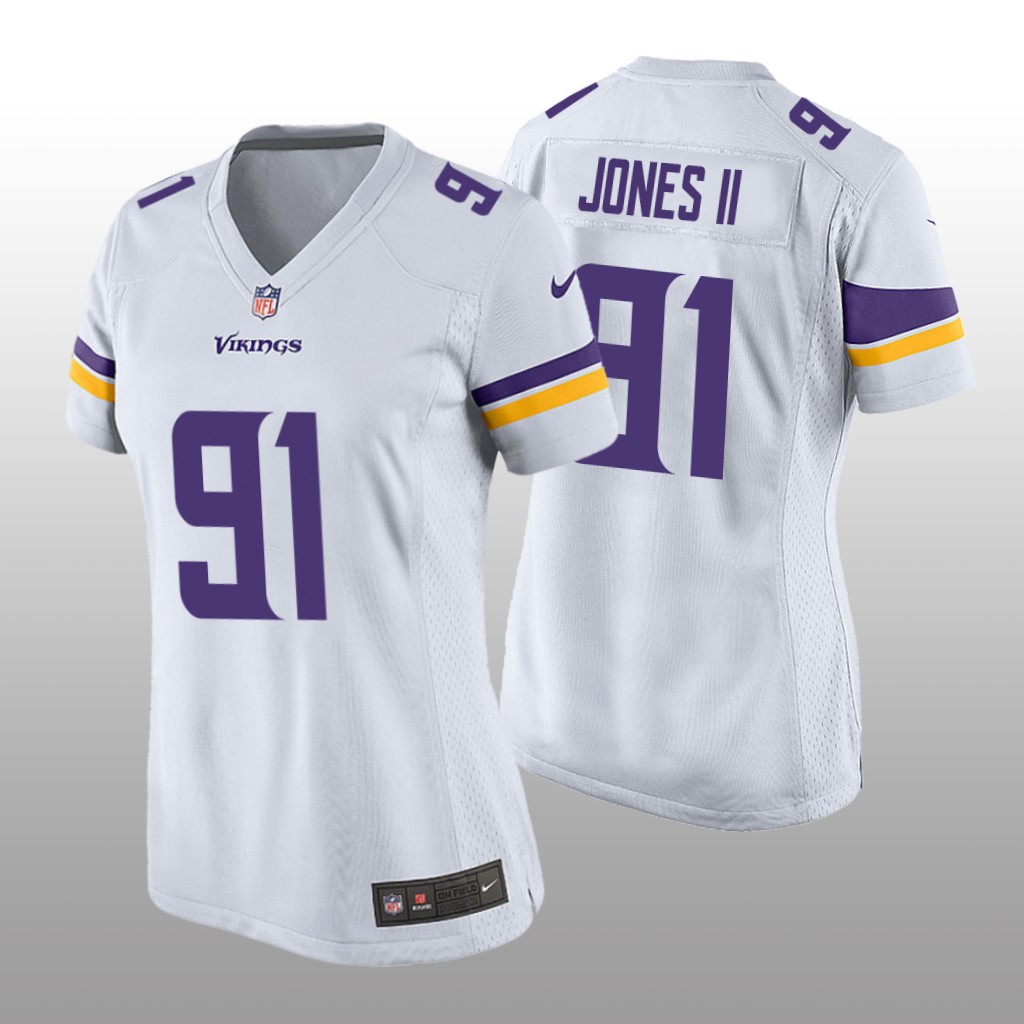 Minnesota Vikings Patrick Jones II White Jersey Game - Women's