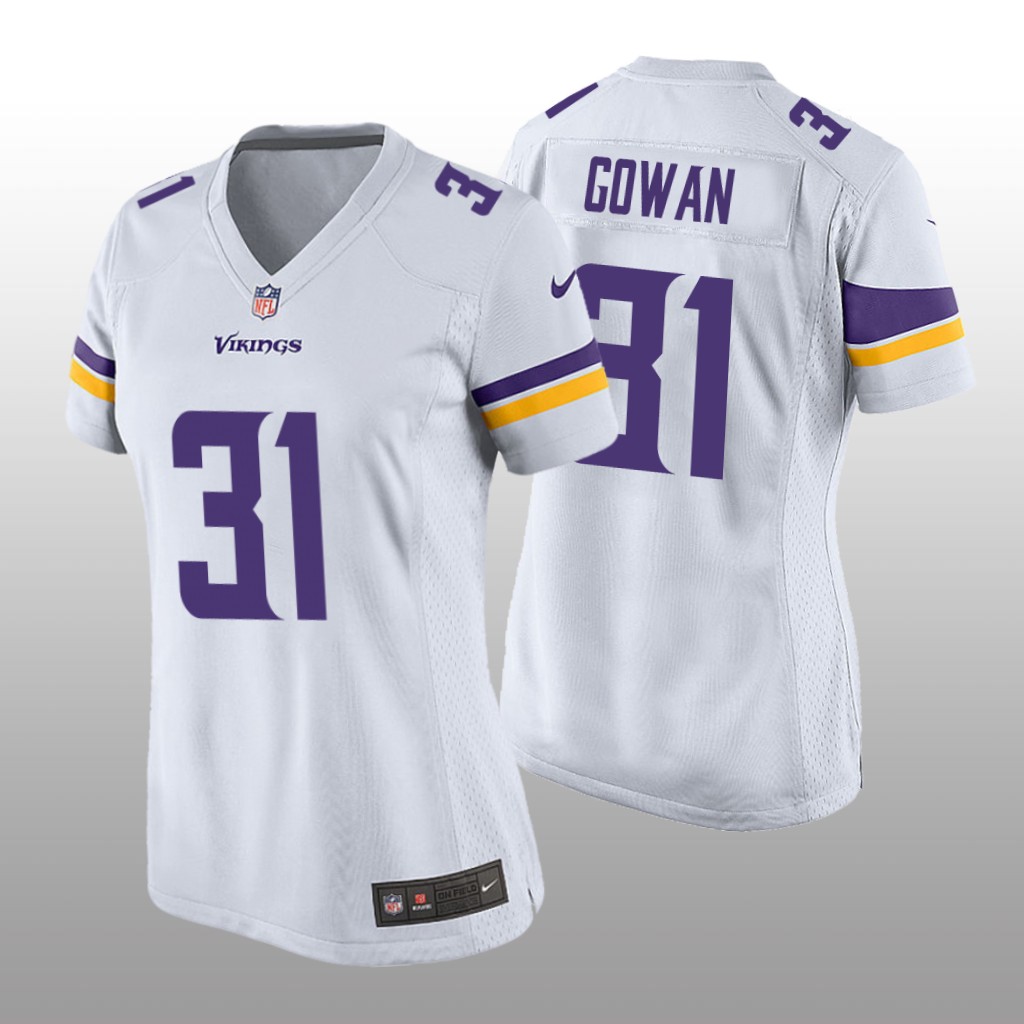 Minnesota Vikings Tay Gowan White Jersey Game - Women's