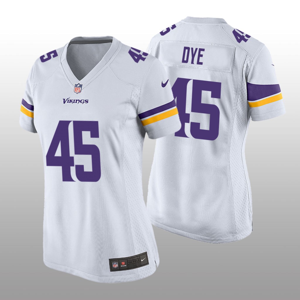 Minnesota Vikings Troy Dye White Jersey Game - Women's