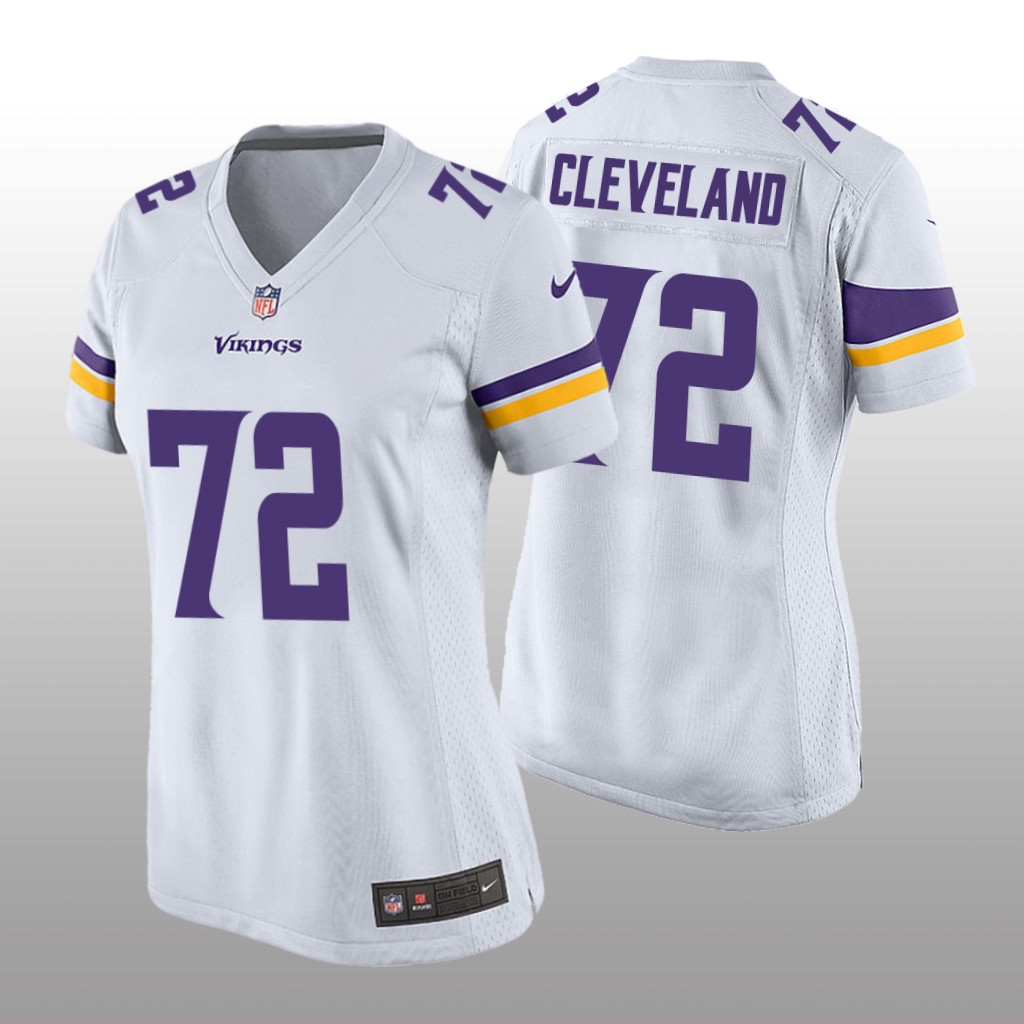 Minnesota Vikings White 2020 NFL Draft Ezra Cleveland Game Jersey