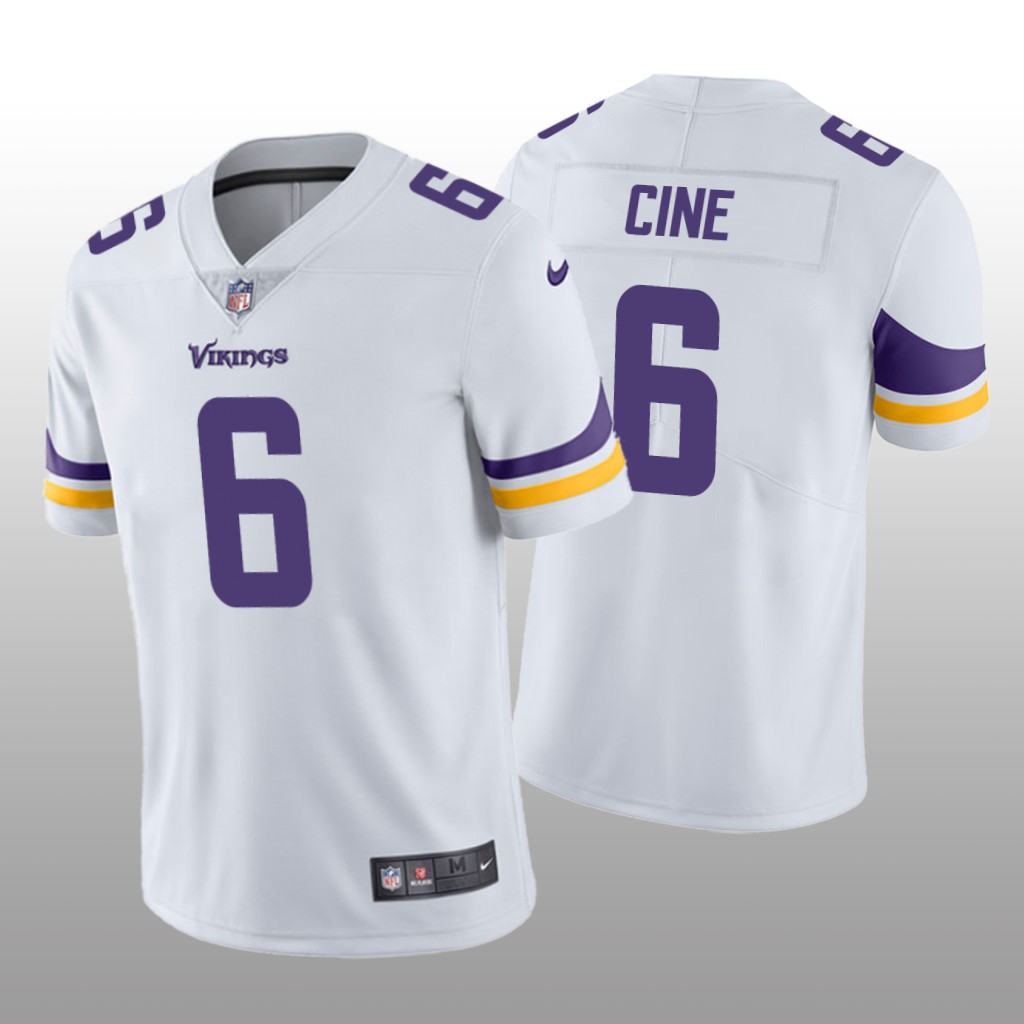 Minnesota Vikings White 2022 NFL Draft Vapor Limited Lewis Cine Jersey