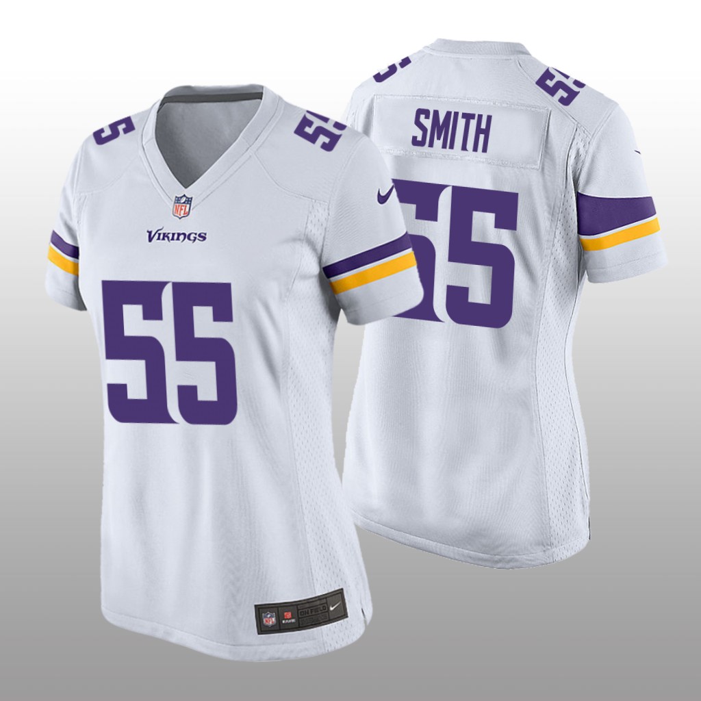 Minnesota Vikings Za'Darius Smith White Jersey Game - Women's