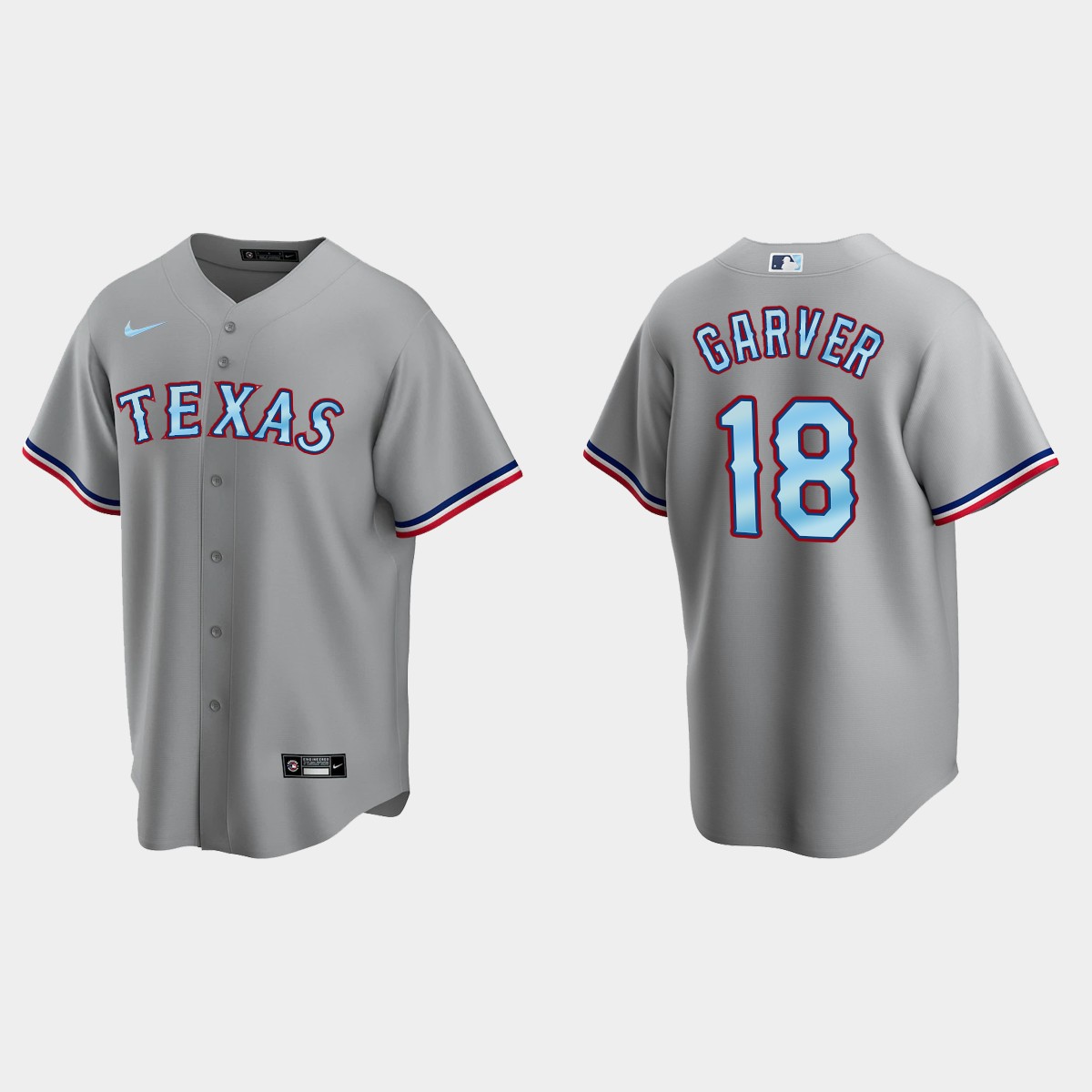 Mitch Garver Texas Rangers 2022 Father's Day Jersey - Gray