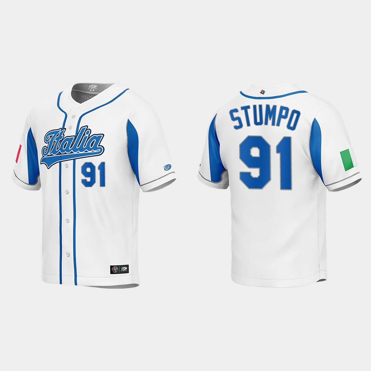 Mitchell Stumpo Italy  2023 World  Classic Jersey - White