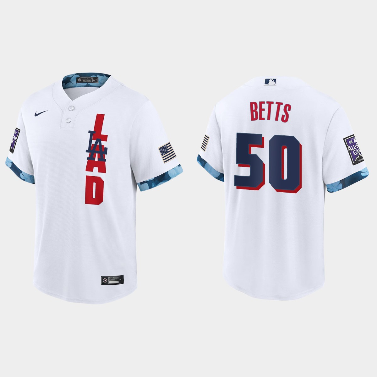Mookie Betts Los Angeles Dodgers 2021 MLB All-Star Game Jersey - White