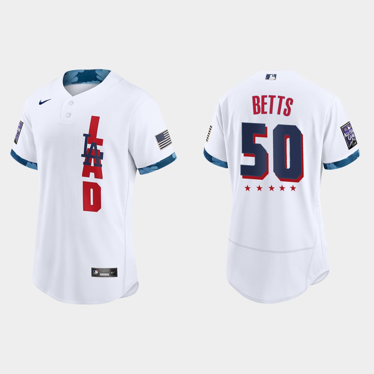 Mookie Betts Los Angeles Dodgers 2021 MLB All-Star Game Jersey - White