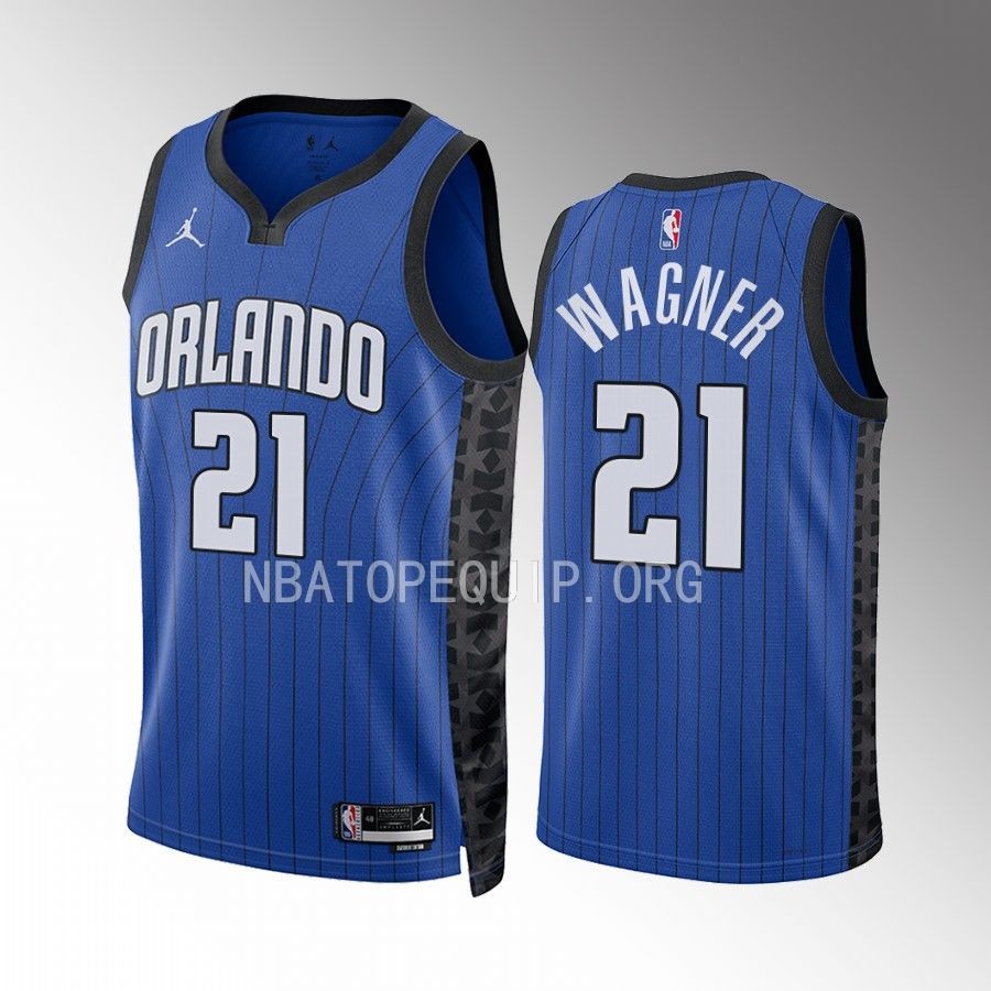 Moritz Wagner 2022-23 Orlando Magic Blue #21 Statement Edition Jersey Swingman