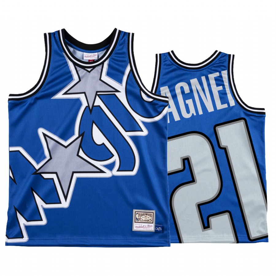 Moritz Wagner 21 Orlando Magic Big Face Blue Jersey HWC Limited