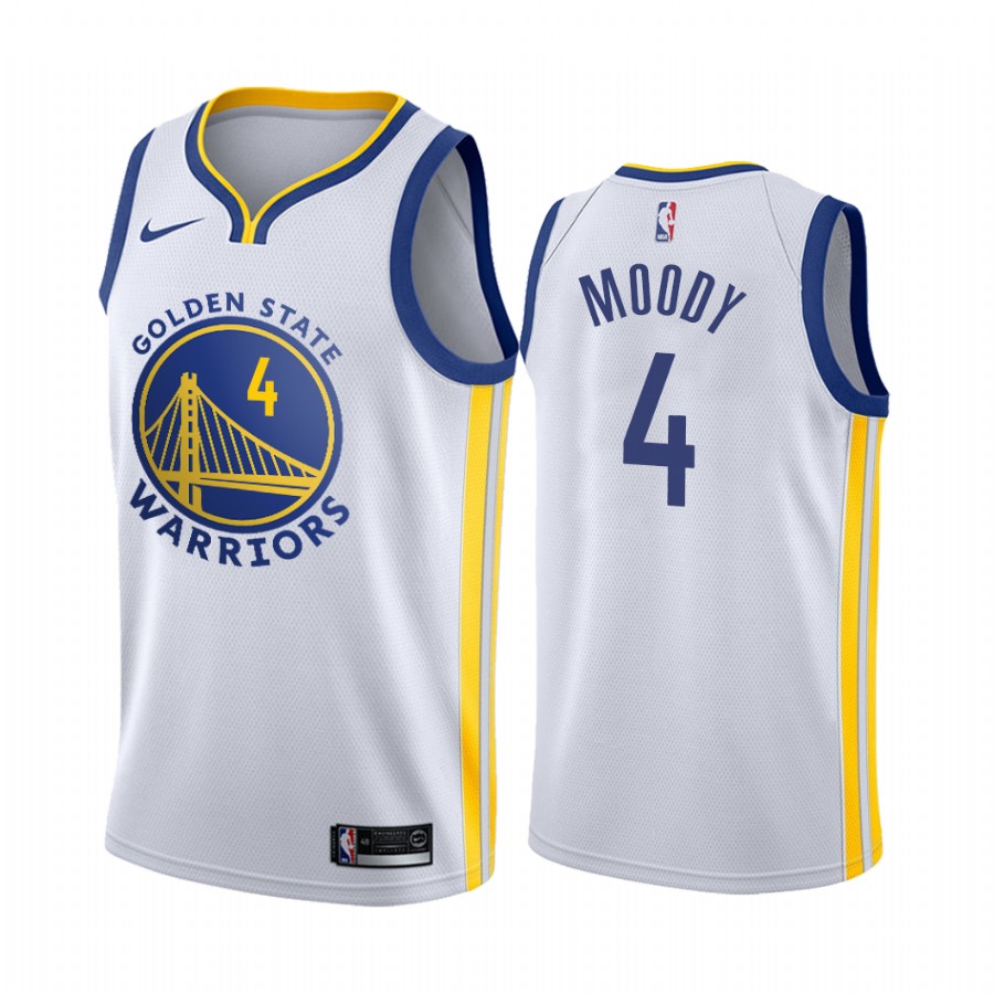 Moses Moody 2021 NBA Draft Golden State Warriors Association Edition Jersey White
