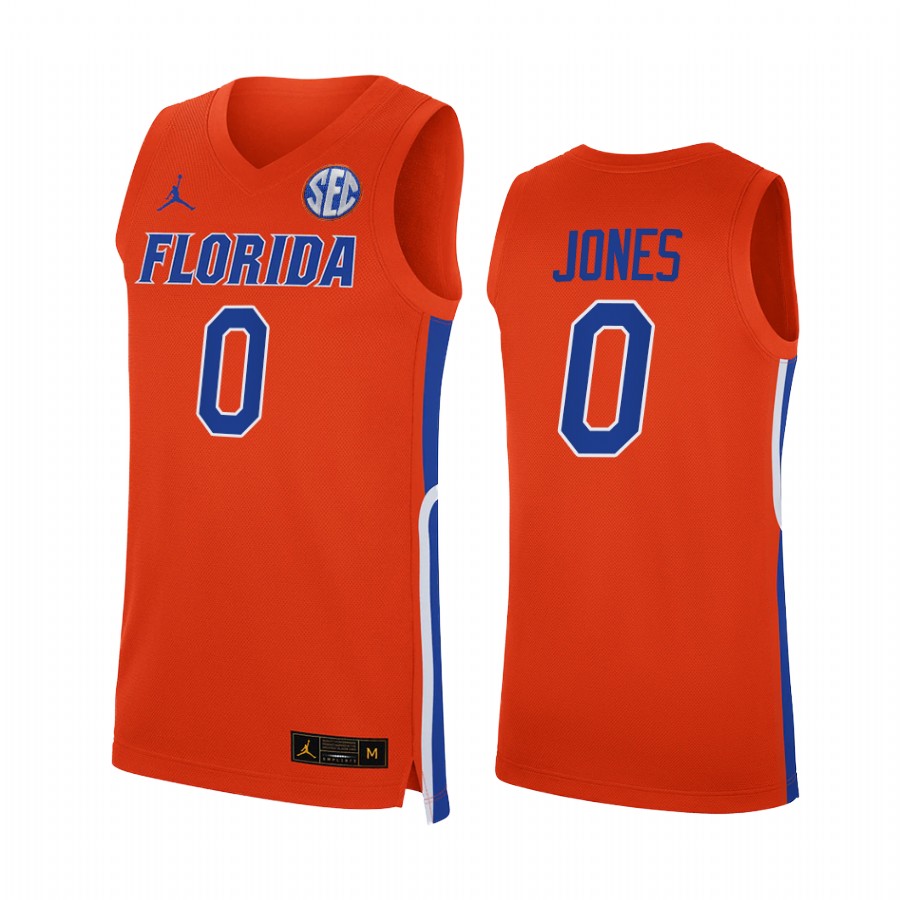 Myreon Jones Florida Gators Orange Jersey 2021-22 College