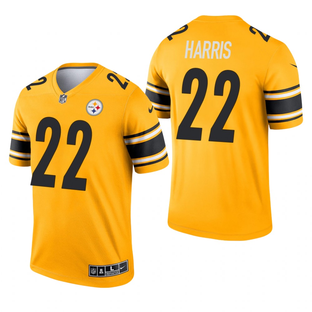 Najee Harris Pittsburgh Steelers Gold Jersey Inverted Legend - Men's