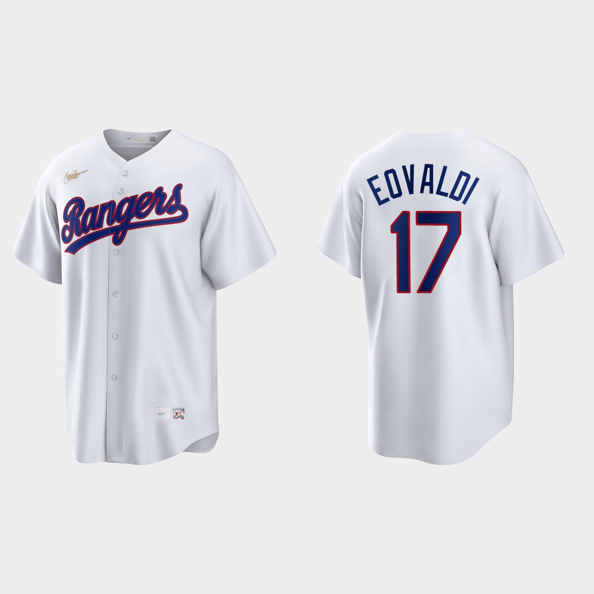 Nathan Eovaldi Texas Rangers Cooperstown Collection Home Jersey - White