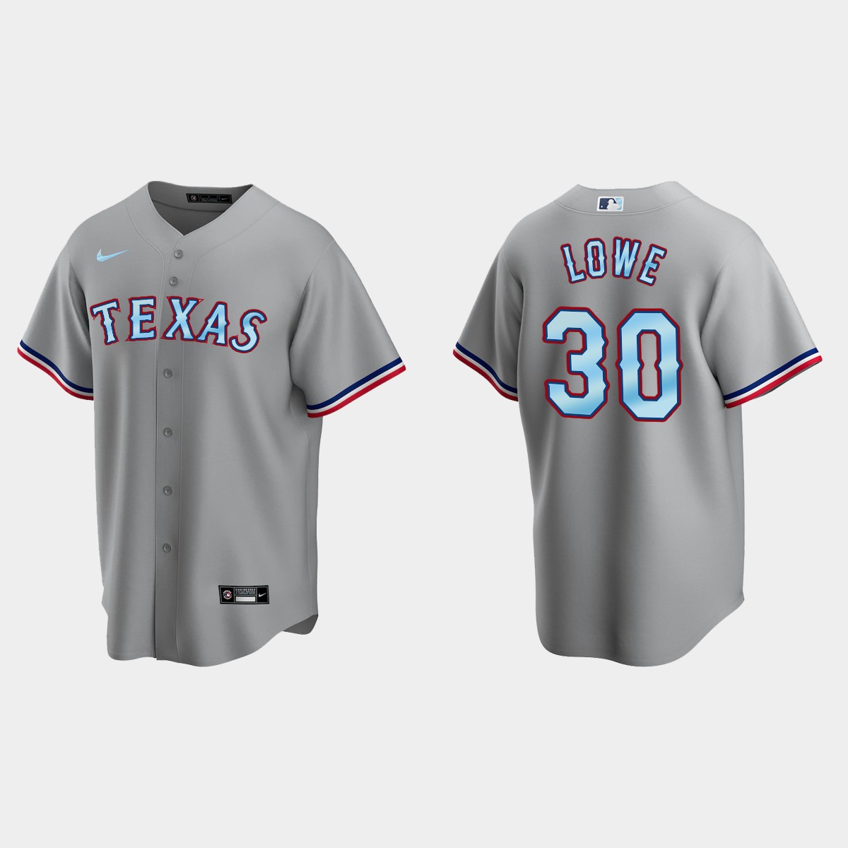 Nathaniel Lowe Texas Rangers 2022 Father's Day Jersey - Gray