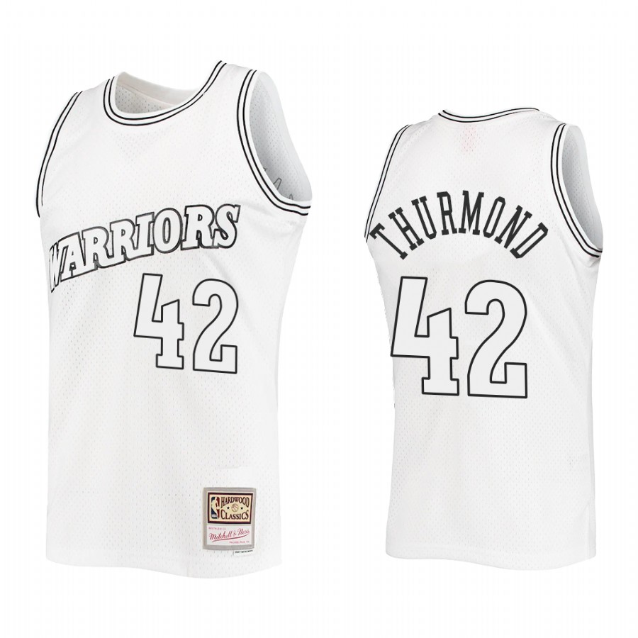Nathaniel Thurmond #42 Golden State Warriors Outdated Classic Jersey White