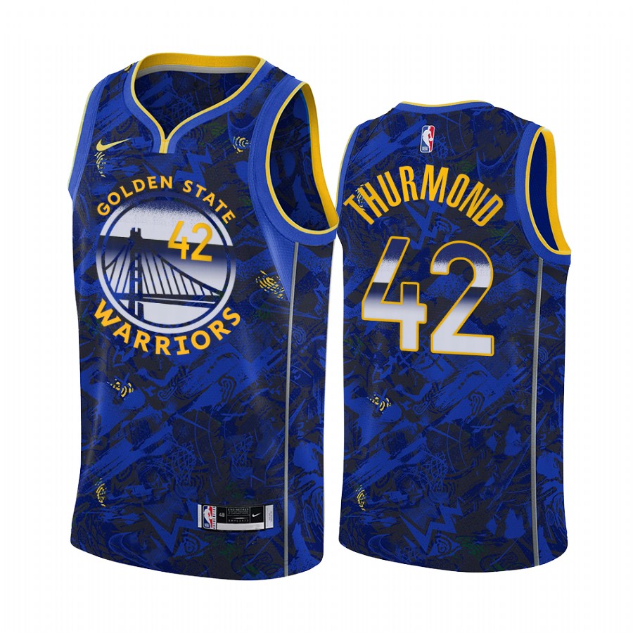 Nathaniel Thurmond Golden State Warriors Select Series Royal Jersey Camo