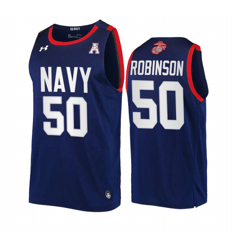 Navy Midshipmen David Robinson Jersey 2022 Fly Navy Navy USMC Semper Fi Uniform