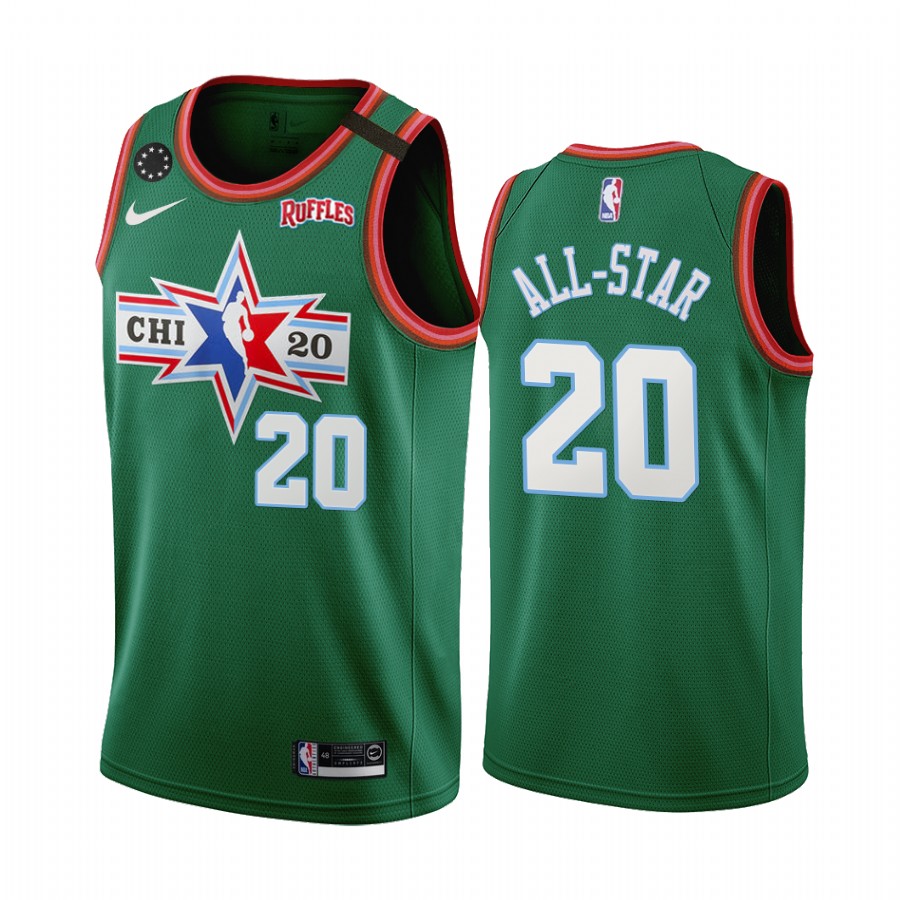 NBA Celebrity Game 2020 Green Jersey Honor Kobe All-Star