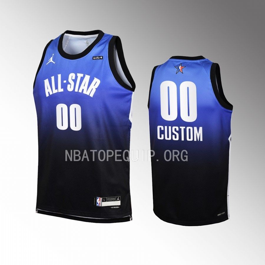 NBA Custom 2023 NBA All-Star Youth Blue Jersey #00 Swingman