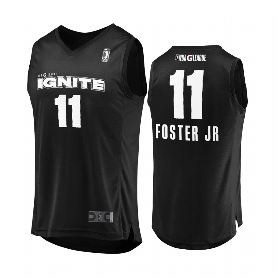 NBA G League #11 Michael Foster Jr Jersey 2021-22  Black Player