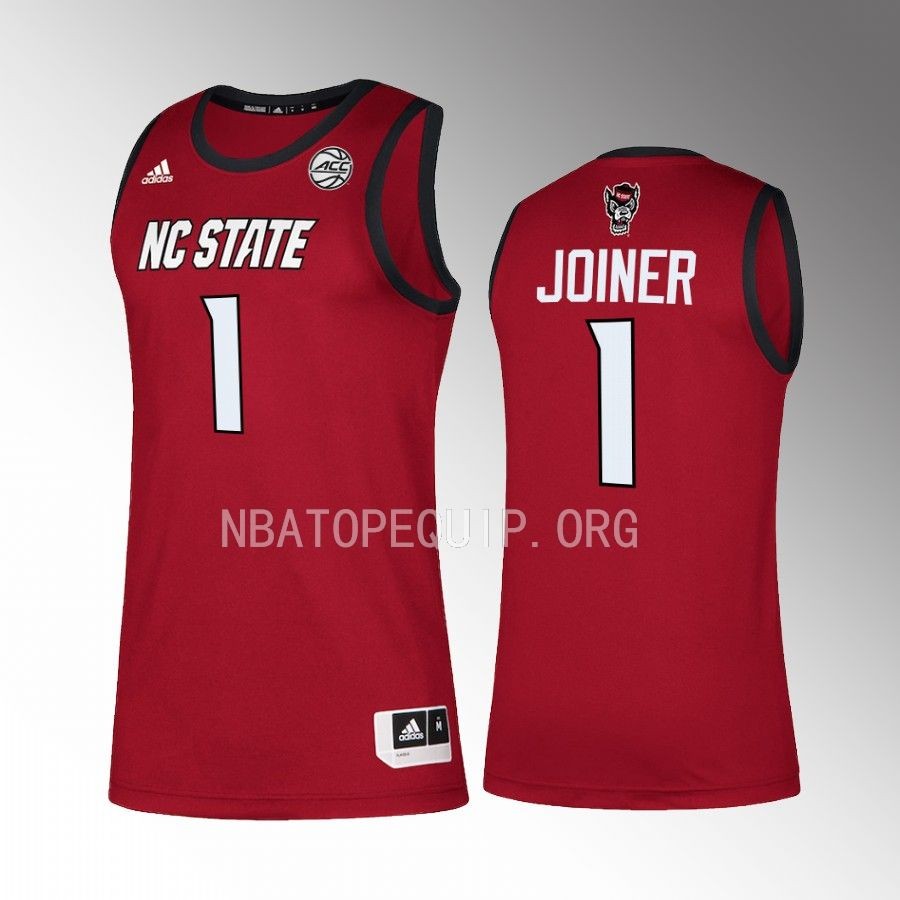 NC State Wolfpack Jarkel Joiner Jersey 2022-23 College  Red Swingman Uniform