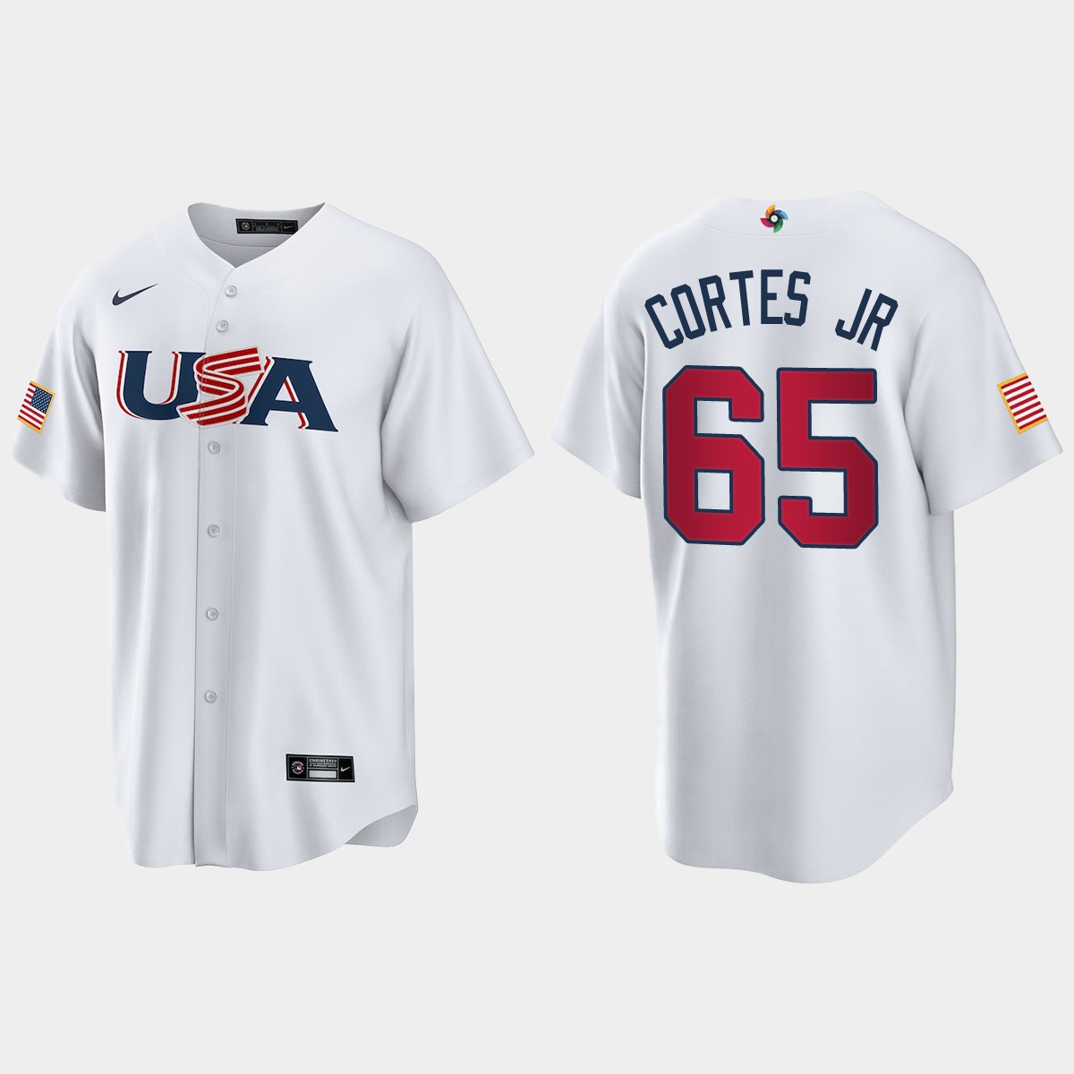 Nestor Cortes Jr. New York Yankees 2023 World  Classic USA Jersey - White