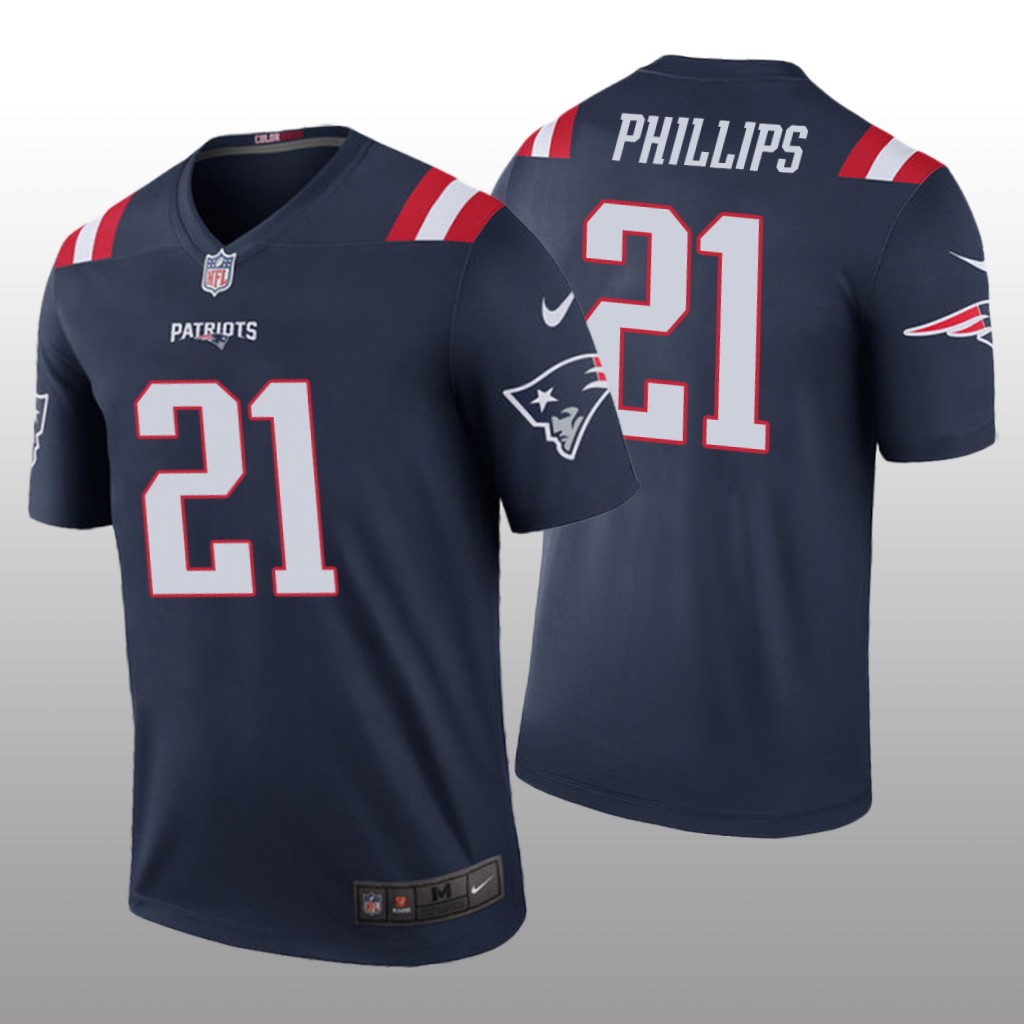 New England Patriots Adrian Phillips Navy Jersey Color Rush Legend - Men's