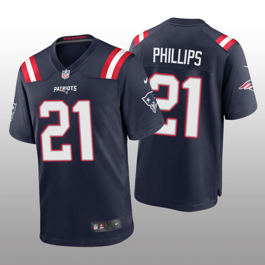 New England Patriots Adrian Phillips Navy Jersey Game - Men's