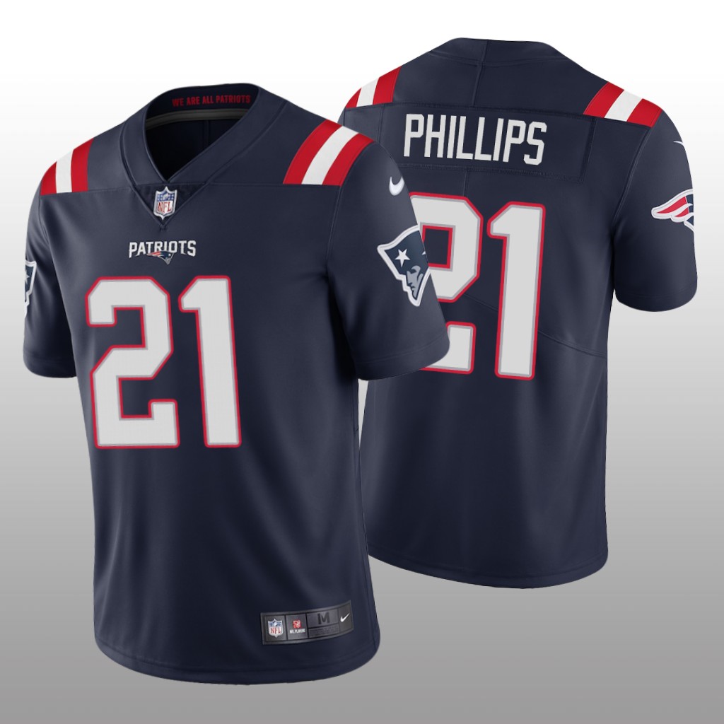 New England Patriots Adrian Phillips Navy Jersey Vapor Limited - Men's