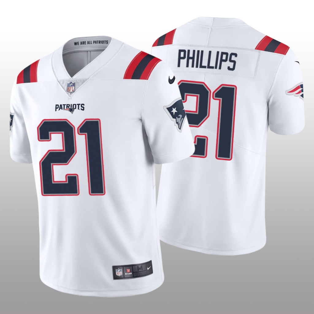 New England Patriots Adrian Phillips White Jersey Vapor Limited - Men's