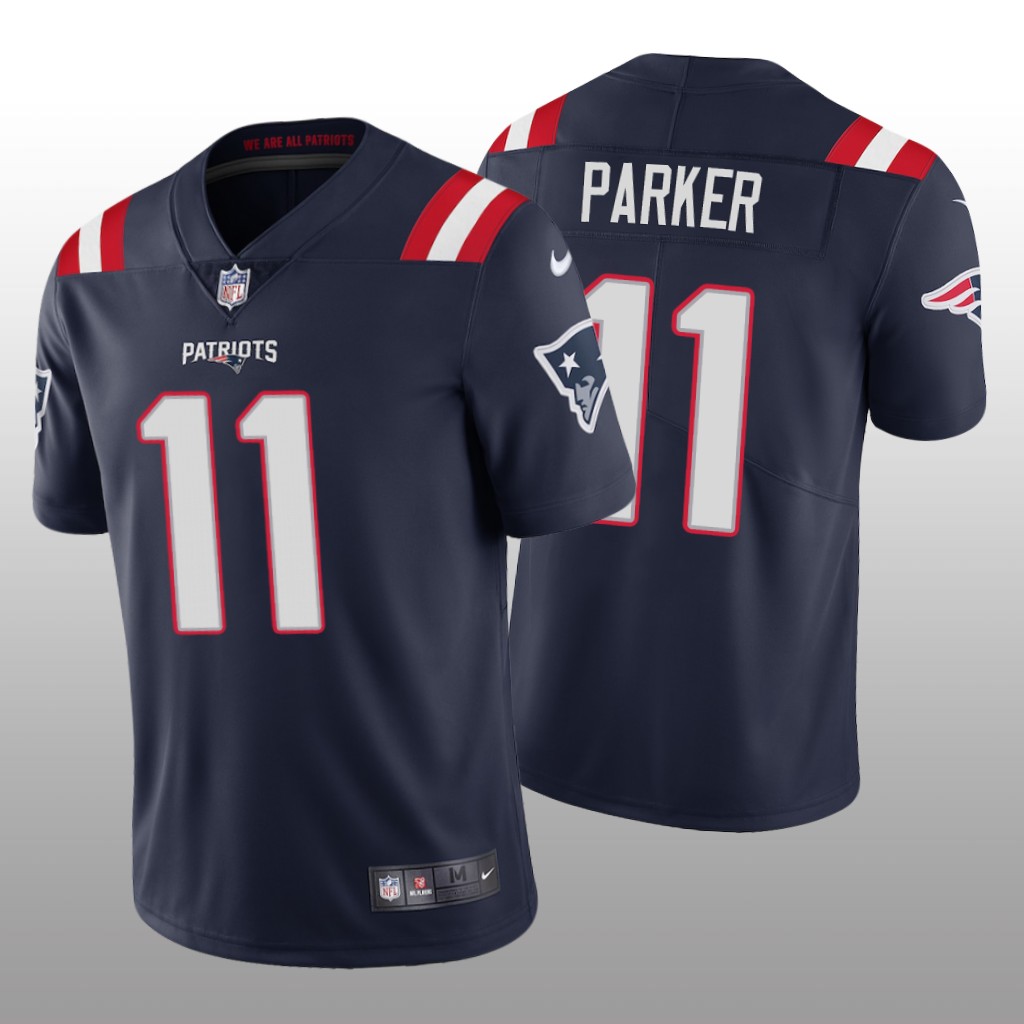 New England Patriots DeVante Parker Navy Jersey Vapor Limited - Men's