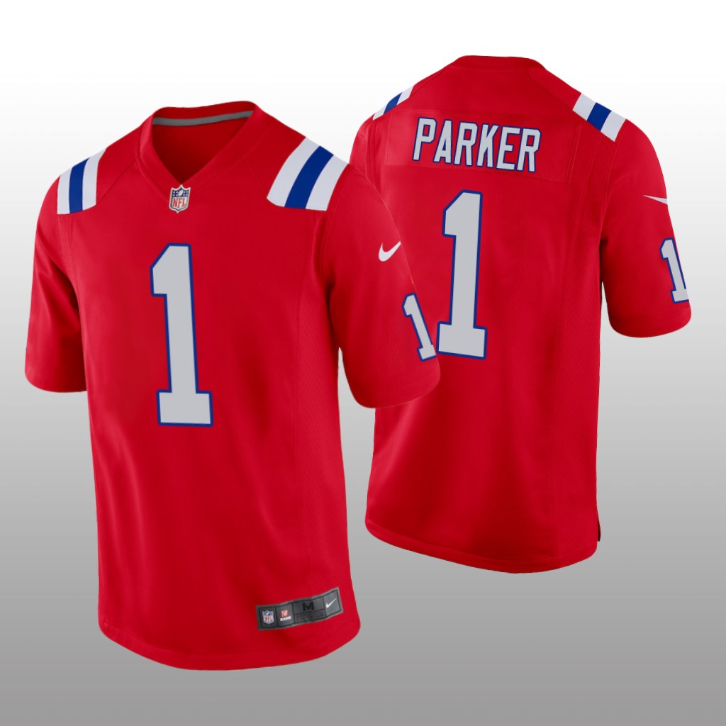 New England Patriots DeVante Parker Red Jersey Alternate Game - Men's