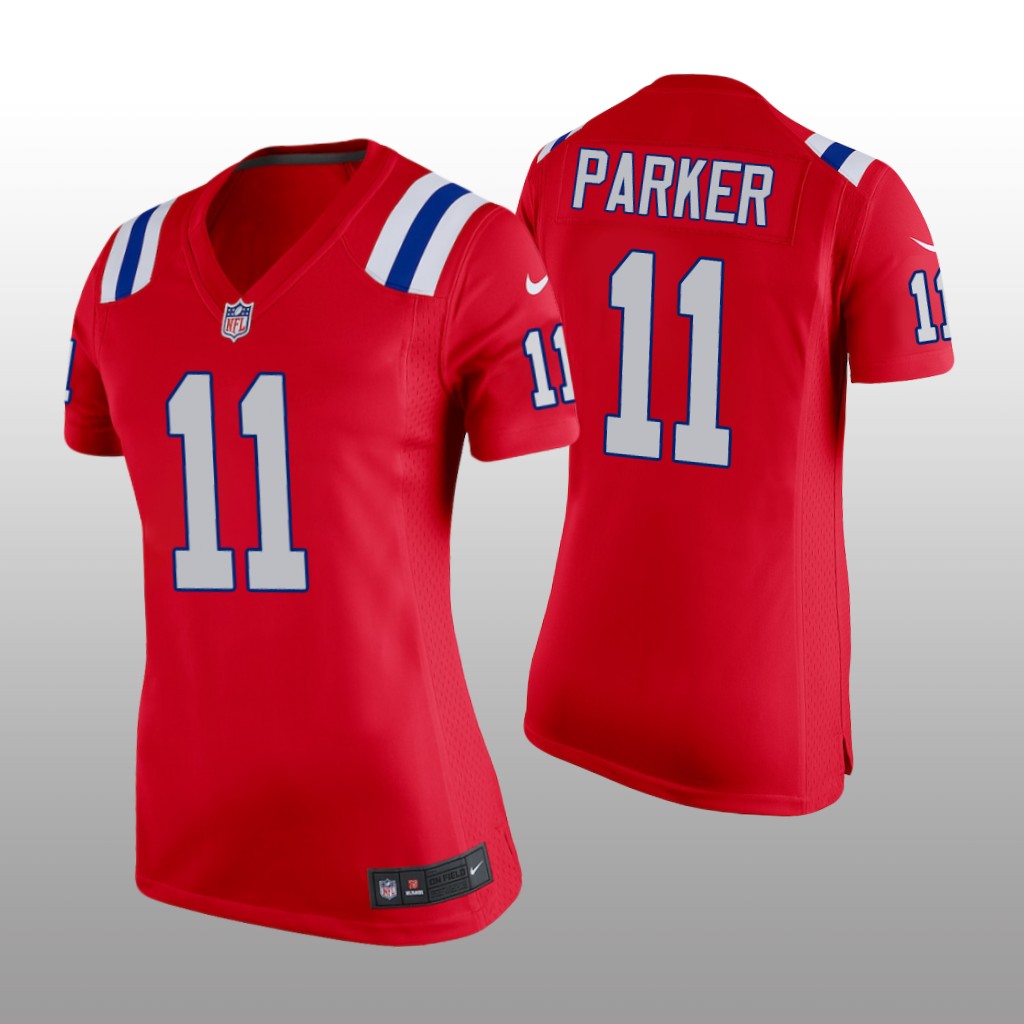 New England Patriots DeVante Parker Red Jersey Game - Women's