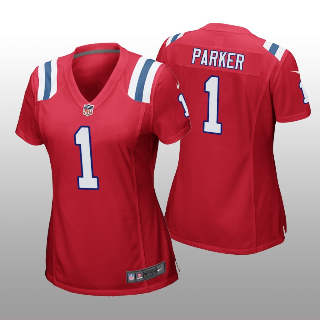 New England Patriots DeVante Parker Red Jersey Game - Women's