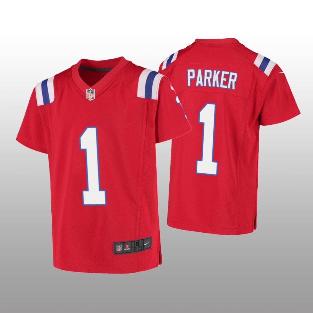 New England Patriots DeVante Parker Red Jersey Game - Youth